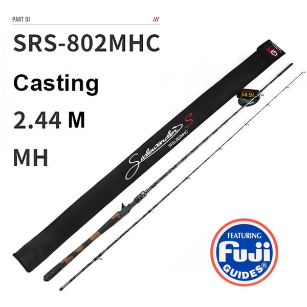 New arrive python carbon lure rod squat fishing rod Casting/Spinning Full FUJI parts K-type ring X-type carbon M/ML/XH/MH/XXH
