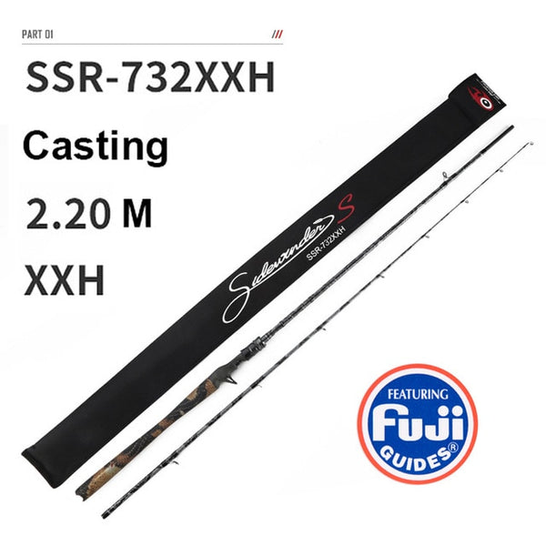 New arrive python carbon lure rod squat fishing rod Casting/Spinning Full FUJI parts K-type ring X-type carbon M/ML/XH/MH/XXH