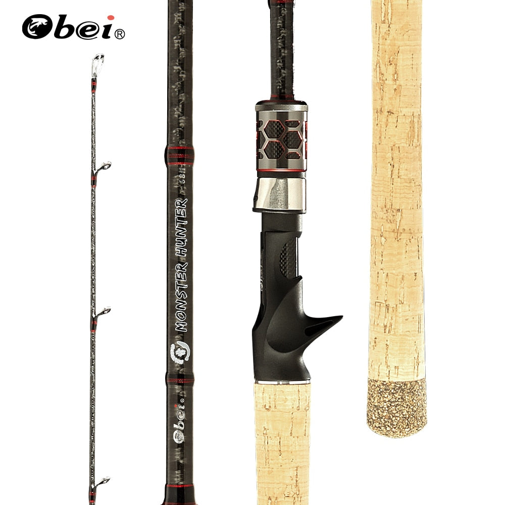 fishing rod casting snakehead catfish toman big fish obei fishing tackle baitcasting boat monster hunter lure fish rod OBEI