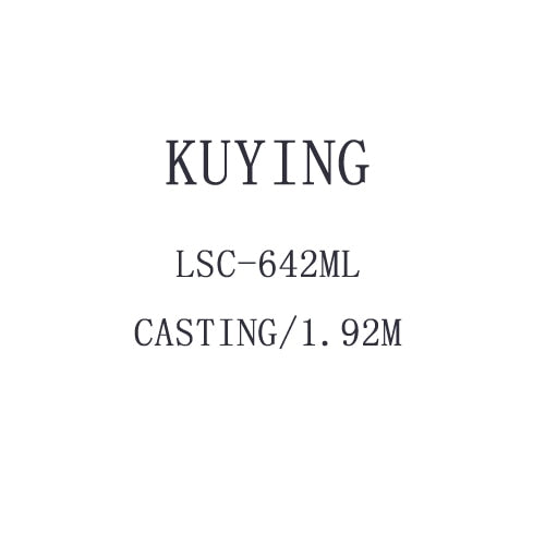 KUYING Leadership 1.92m 2.16m 2.19m 2.28m 2.4m 2.58m 2.7m Spinning Casting Lure Fishing Rod Pole Carbon Cane FUJI Medium Fast