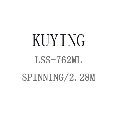KUYING Leadership 1.92m 2.16m 2.19m 2.28m 2.4m 2.58m 2.7m Spinning Casting Lure Fishing Rod Pole Carbon Cane FUJI Medium Fast