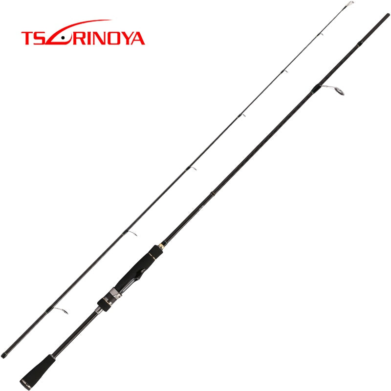 TSURINOYA Spinning/Casting Fishing Rod 1.98m 2.13m 2 Section M/ML Power Carbon Fishing Pole Lure Rod Vara De Pesca Saltwater Rod