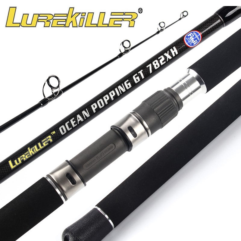 lurekiller Japan Full GT bluefish Popping Rod Boat Rod 2.28m 2.35M 2.54m High Carbon Power Spinning Rod Saltwater Fishing Rod
